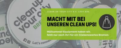 Müll sammeln mit Clean up your city Bremen
